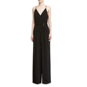Jill Jill Stuart V-Neck Sleeveless Slip Jumpsuit